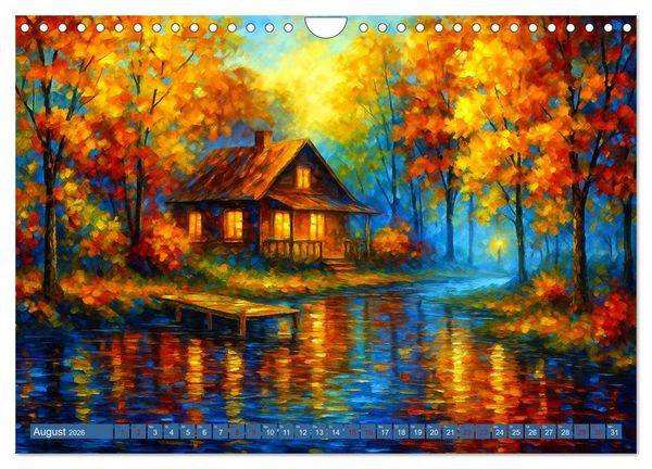 Produktbild: Spaziergang durch Farben und Licht (Wandkalender 2026 DIN A4 quer), CALVENDO Monatskalender