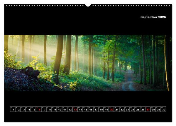 Produktbild: Weitblicke - Panoramen (hochwertiger Premium Wandkalender 2026 DIN A2 quer), Kunstdruck in Hochglanz