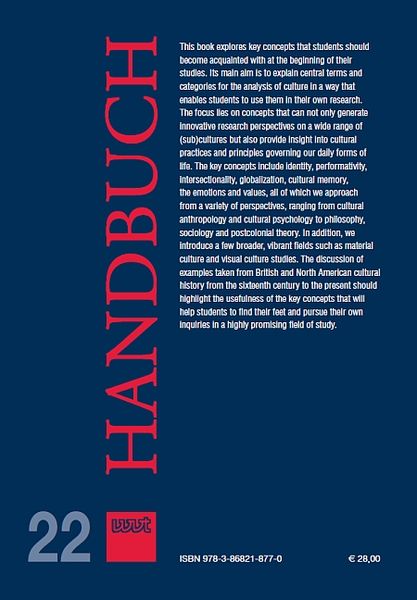 Produktbild: Key Concepts for the Study of Culture