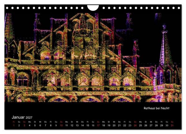 Produktbild: M&uuml;nchen digital (Wandkalender 2027 DIN A4 quer), CALVENDO Monatskalender