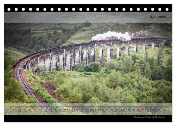 Produktbild: Traumkulisse Schottland (Tischkalender 2026 DIN A5 quer), CALVENDO Monatskalender