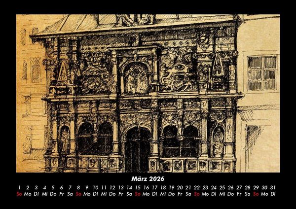 Produktbild: Kunstkalender 2026 Fotokalender DIN A3