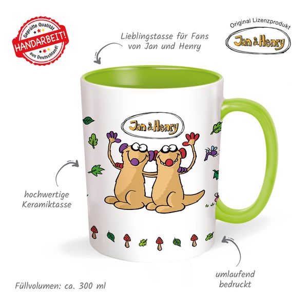 Trötsch Jan und Henry Tasse grün