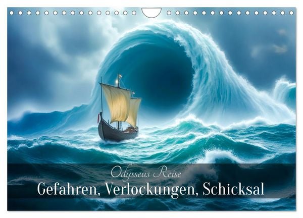 Produktbild: Odysseus Reise &ndash; Gefahren, Verlockungen, Schicksal (Wandkalender 2027 DIN A4 quer), CALVENDO Monatskalender