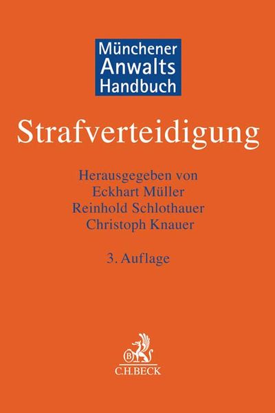 Produktbild: M&uuml;nchener Anwaltshandbuch Strafverteidigung