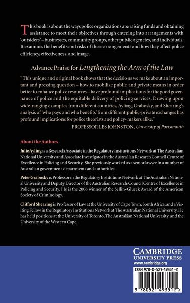 Produktbild: Lengthening the Arm of the Law