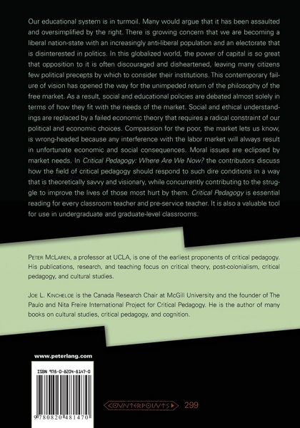 Produktbild: Critical Pedagogy: Where Are We Now?