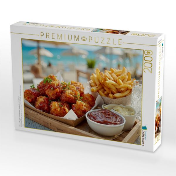 Produktbild: CALVENDO Puzzle Chicken Nuggets und Pommes - sie d&uuml;rfen nicht fehlen | 2000 Teile Lege-Gr&ouml;&szlig;e 90x67cm Foto-Puzzle f&uuml;r gl&uuml;ckliche Stunden
