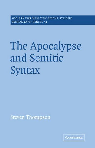 Produktbild: The Apocalypse and Semitic Syntax