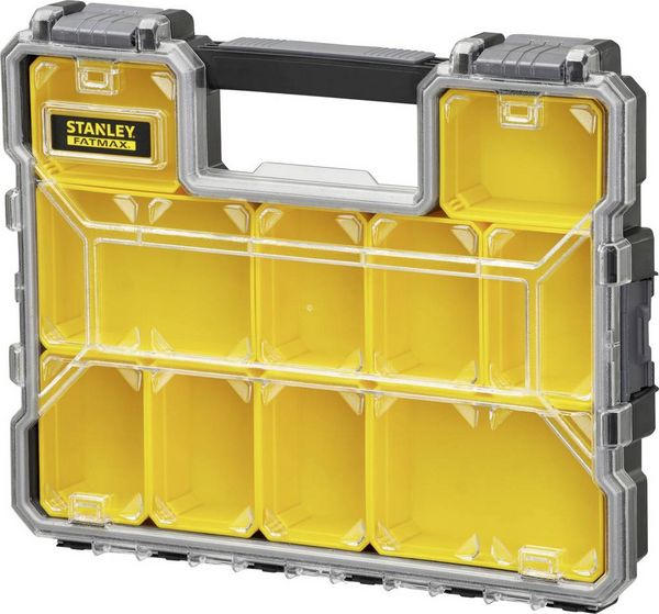 Produktbild: STANLEY Sortimentskasten (L x B x H) 446 x 432 x 330mm Anzahl F&auml;cher: 10 Inhalt 1St.