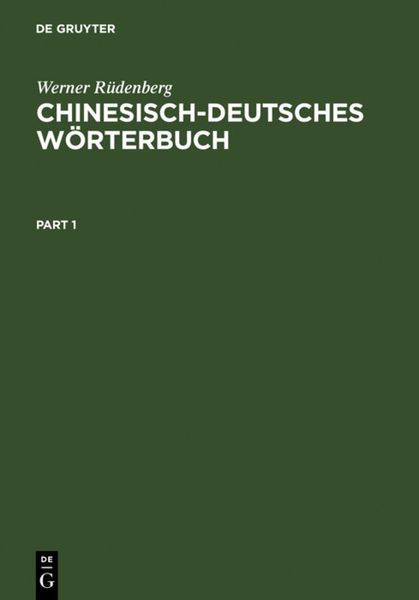 Produktbild: Chinesisch-Deutsches W&ouml;rterbuch