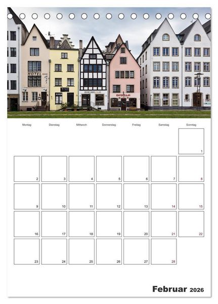 Produktbild: K&Ouml;LN - Pure Lebenslust (Tischkalender 2026 DIN A5 hoch), CALVENDO Monatskalender