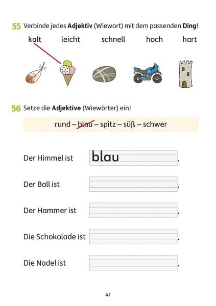 Produktbild: Deutsch 1./2. Klasse &Uuml;bungsheft - Grammatik