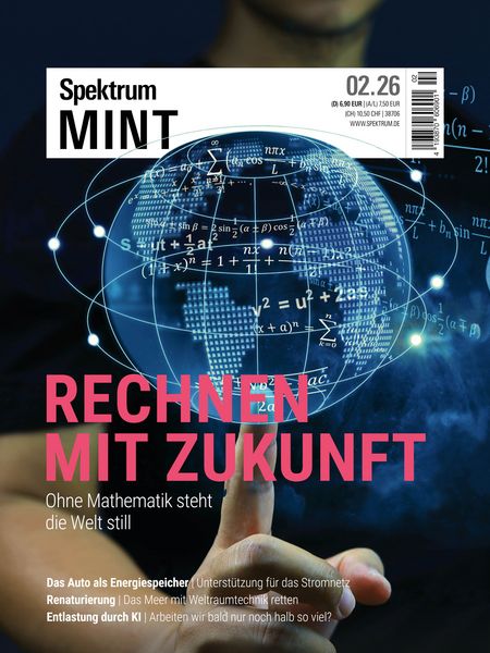 Spektrum MINT 2/2026 - Rechnen mit Zukunft, Paperback von , Spektrum der Wissenschaft, 978-3-690-41064-9