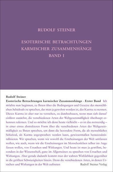 Produktbild: Esoterische Betrachtungen karmischer Zusammenh&auml;nge