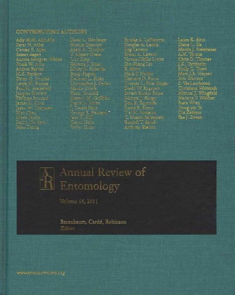 Produktbild: Annual Review of Entomology W/ Online Vol 56