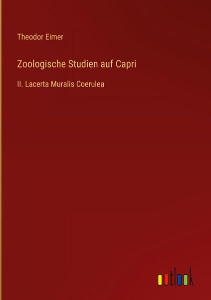 Produktbild: Zoologische Studien auf Capri