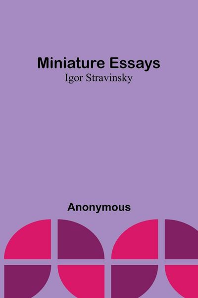 Produktbild: Miniature essays