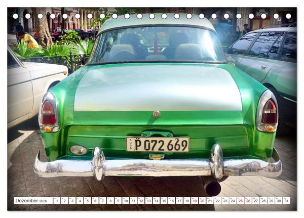 Produktbild: FORD CONSUL - Ein britischer Klassiker in Kuba (Tischkalender 2026 DIN A5 quer), CALVENDO Monatskalender