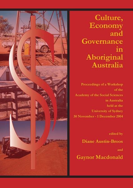 Produktbild: Culture, Economy and Governance in Aboriginal Australia