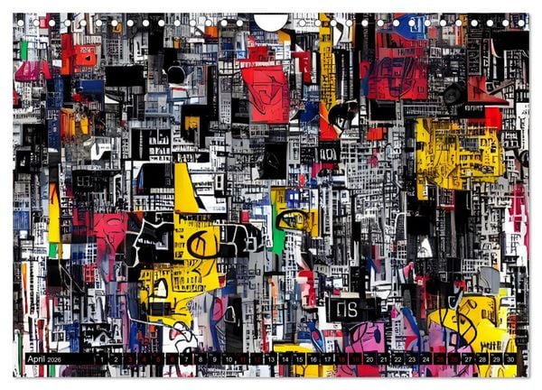 Produktbild: Abstrakt color Art (Wandkalender 2026 DIN A4 quer), CALVENDO Monatskalender