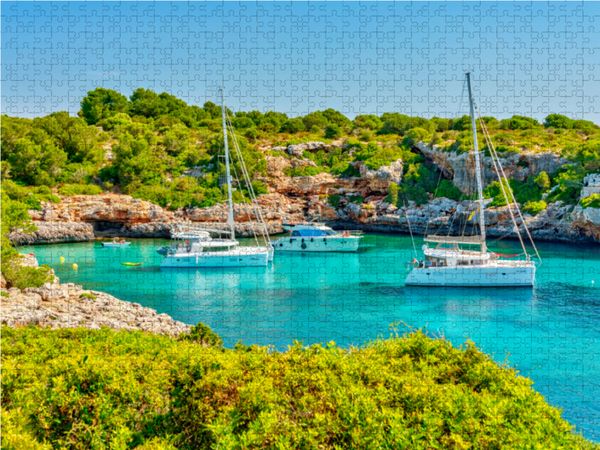 Produktbild: CALVENDO Puzzle Cala Sa Nau 1000 Teile Lege-Gr&ouml;&szlig;e 64 x 48 cm Foto-Puzzle Bild von J&uuml;rgen Seibertz