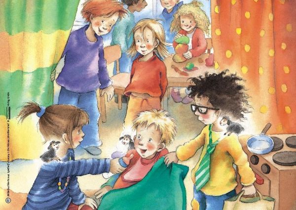 Produktbild: Die kleinen Streithammel, Kamishibai-Bilderbuch-Karten
