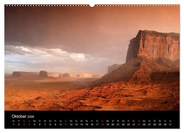 Produktbild: USA - Monument Valley (Wandkalender 2026 DIN A2 quer), CALVENDO Monatskalender