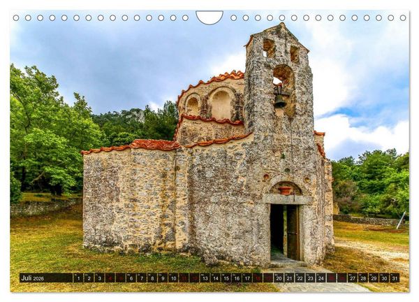 Produktbild: Idyllisches Rhodos (Wandkalender 2026 DIN A4 quer), CALVENDO Monatskalender