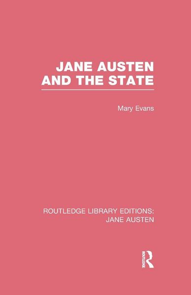 Produktbild: Jane Austen and the State (RLE Jane Austen)
