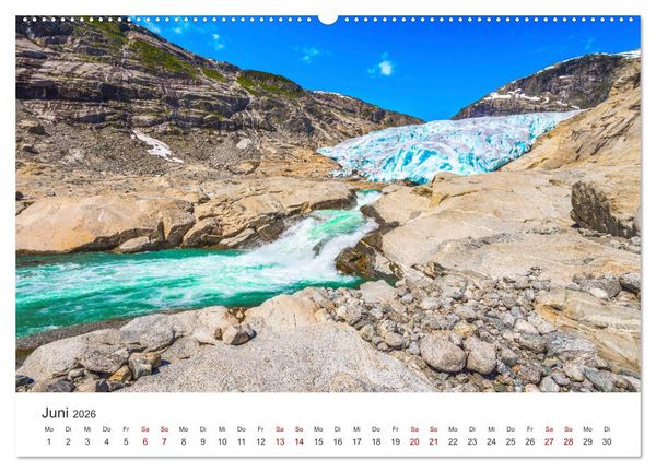 Produktbild: Norwegen - Landschaften und Fjorde im westlichen Norwegen (hochwertiger Premium Wandkalender 2026 DIN A2 quer), Kunstdruck in Hochglanz