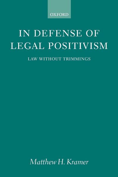 Produktbild: In Defense of Legal Positivism