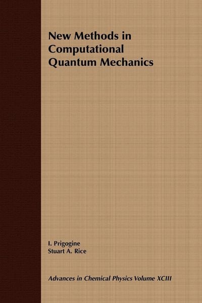 Produktbild: New Methods in Computational Quantum Mechanics, Volume 93