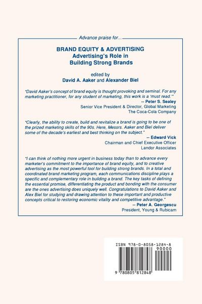 Produktbild: Brand Equity & Advertising