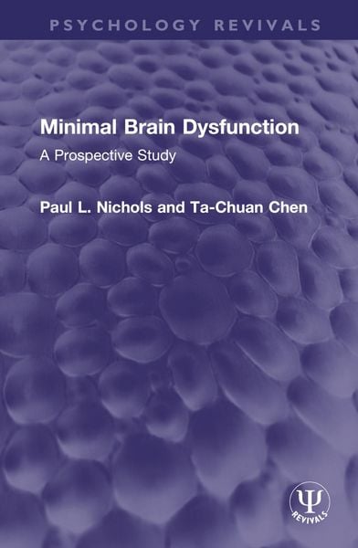 Produktbild: Nichols, P: Minimal Brain Dysfunction