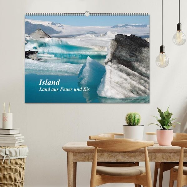 Produktbild: Island (Wandkalender 2026 DIN A2 quer), CALVENDO Monatskalender