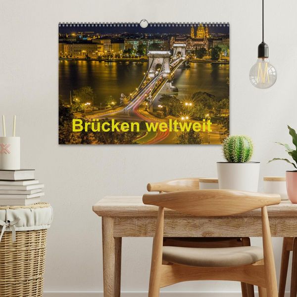 Produktbild: Br&uuml;cken weltweit (Wandkalender 2026 DIN A3 quer), CALVENDO Monatskalender