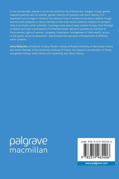 Produktbild: Women&rsquo;s Work and Rights in Early Modern Urban Europe