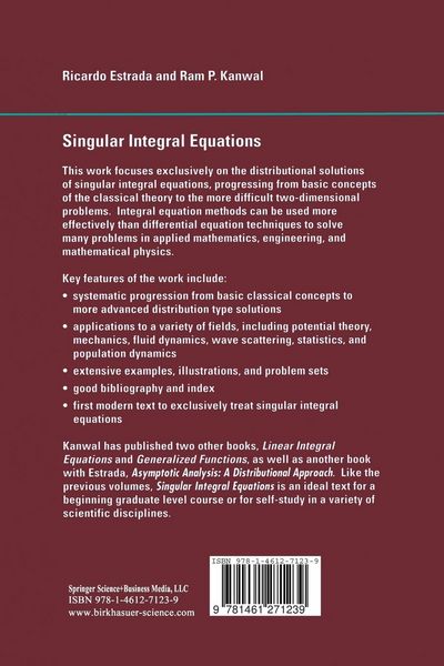 Produktbild: Singular Integral Equations