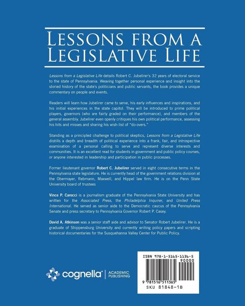 Produktbild: Lessons from a Legislative Life