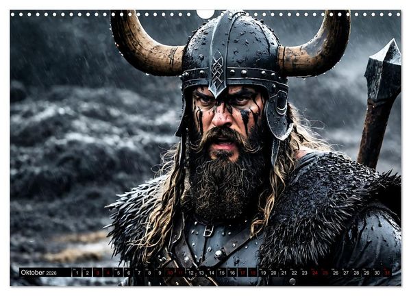 Produktbild: Kampf der wilden Wikinger (Wandkalender 2026 DIN A3 quer), CALVENDO Monatskalender