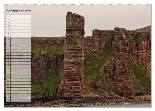 Produktbild: The Mainland Orkney - Schottlands Inseln (hochwertiger Premium Wandkalender 2026 DIN A2 quer), Kunstdruck in Hochglanz