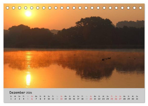 Produktbild: Sehnsucht Natur (Tischkalender 2026 DIN A5 quer), CALVENDO Monatskalender