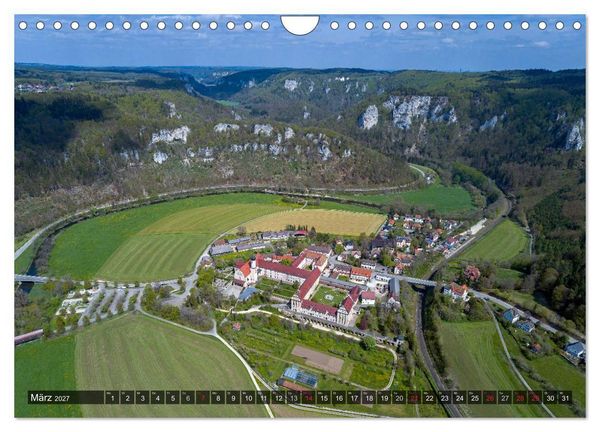 Produktbild: Mein Donautal aus der Luft (Wandkalender 2027 DIN A4 quer), CALVENDO Monatskalender