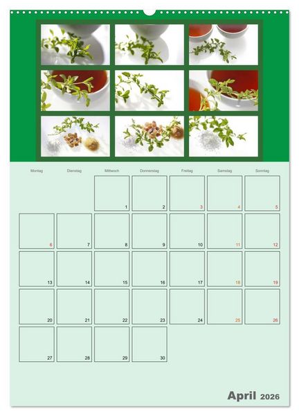 Produktbild: Food (hochwertiger Premium Wandkalender 2026 DIN A2 hoch), Kunstdruck in Hochglanz
