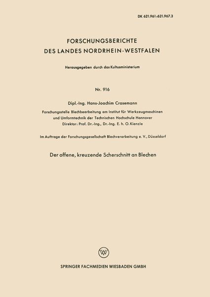 Produktbild: Der offene, kreuzende Scherschnitt an Blechen