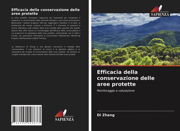 Produktbild: Efficacia della conservazione delle aree protette