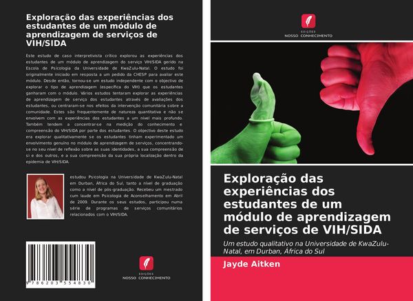Produktbild: Explora&ccedil;&atilde;o das experi&ecirc;ncias dos estudantes de um m&oacute;dulo de aprendizagem de servi&ccedil;os de VIH/SIDA