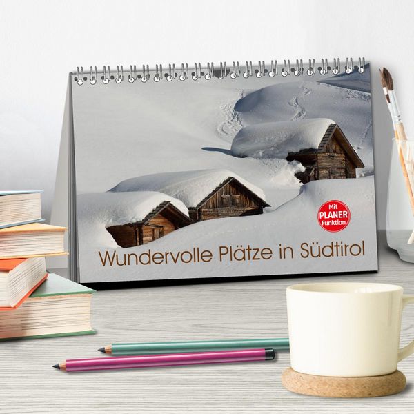 Produktbild: Wundervolle Pl&auml;tze in S&uuml;dtirol (Tischkalender 2026 DIN A5 quer), CALVENDO Monatskalender