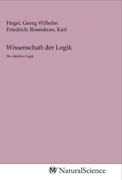 Produktbild: Wissenschaft der Logik
